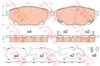 Колодки передние GDB3611 TRW