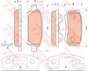 Комплект задних колодок GDB4143 TRW