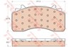 Колодки тормозные дисковые комплект GDB5114 TRW