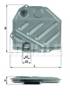 Масляный фильтр АКПП HX48 MAHLE