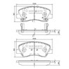 Колодки N3600550 NIPPARTS