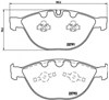 Передние тормозные колодки P06047 BREMBO