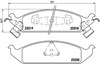 Колодки передние P11011 BREMBO