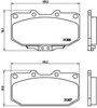 Передние тормозные колодки P56025 BREMBO
