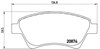 Колодки передние P68034 BREMBO