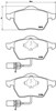 Колодки тормозные P85037 BREMBO