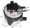Фильтр топлива S5170GC SOFIMA