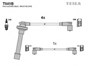 Провода высоковольтные, комплект T849B TESLA