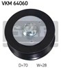 Ролик паразитный VKM64060 SKF
