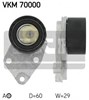 Ролик натяжителя VKM70000 SKF