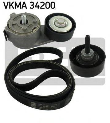 Ремень агрегатов приводной, комплект VKMA34200 SKF