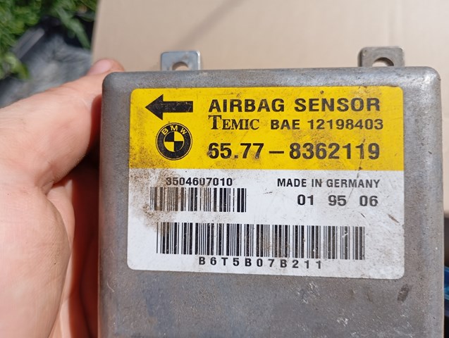 65778362119 BMW Модуль-процессор управления подушкой безопасности (ЭБУ AIRBAG) купить в Запорожье