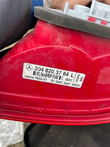 MERCEDES A2048203764 Фонарь задний левый в наличии Павлоград