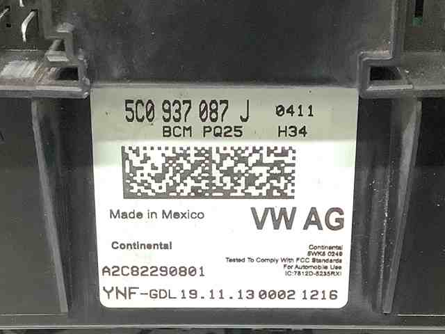 VAG 5C0937087J Блок комфорта в наличии Тернополь