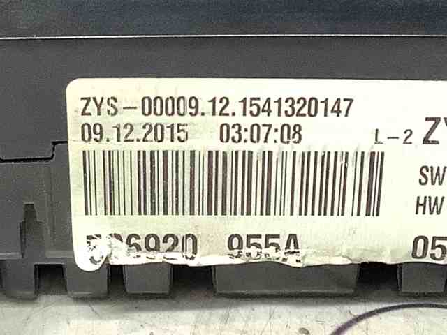 5C6920955A VAG Приборная доска (щиток приборов) купить в Николаев