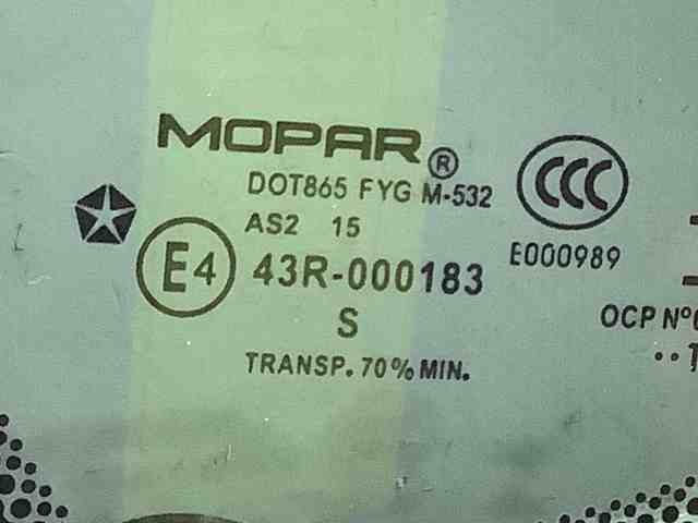 CHRYSLER 68145493AB Стекло-форточка двери задней левой в наличии Ирпень
