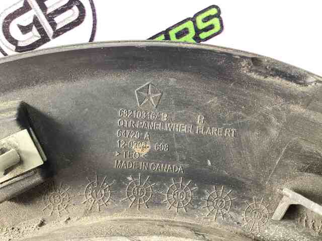 Расширитель задней арки колеса, правый 68210316AB CHRYSLER