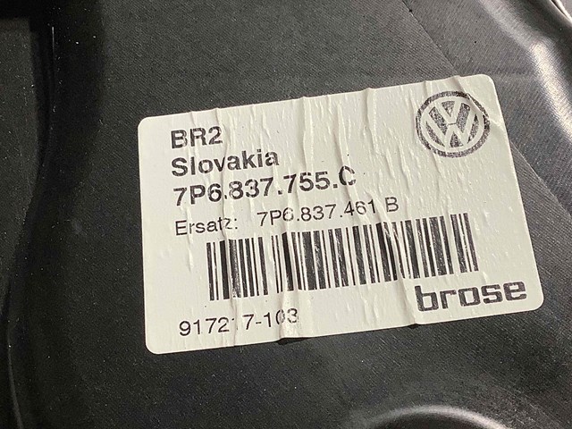 VAG 7P6837755C Стеклоподъемник передней левой двери в наличии Павлоград