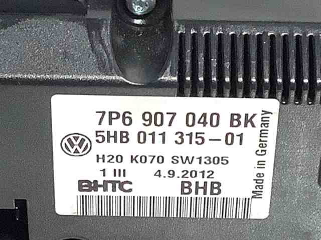 Механизм управления кондиционером 7P6907040BK VAG