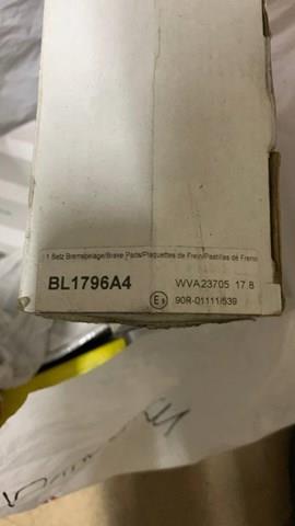 FTE BL1796A4 Передние тормозные колодки в наличии Павлоград