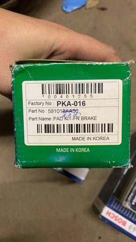 PMC PKA016 Колодки тормозные передние дисковые в наличии Ровно