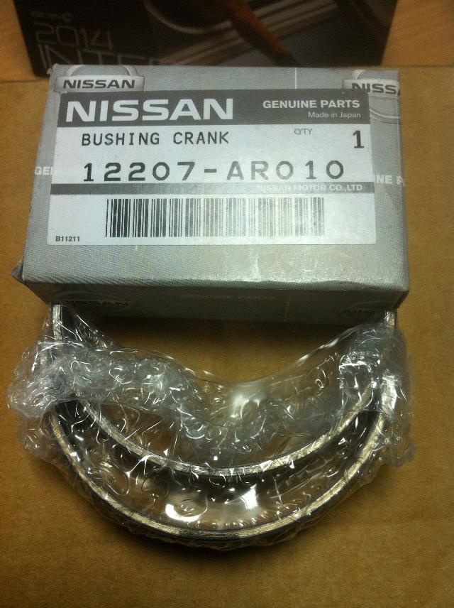 12207AR010 Nissan вкладыши коленвала коренные, комплект, стандарт (std)
