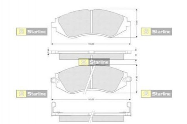Колодки Starline BDS188 цена, от 19.17 USD