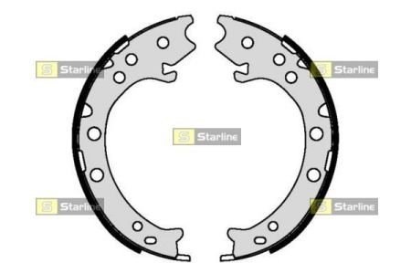 Тормозные колодки стояночного тормоза Starline BC09420 цена, от 23.03 USD