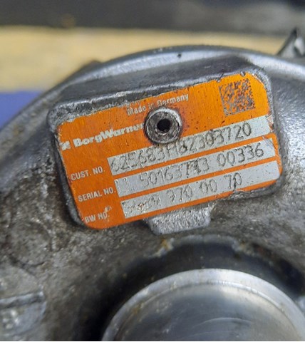 625683H82303720 Borg-Warner Турбонаддув