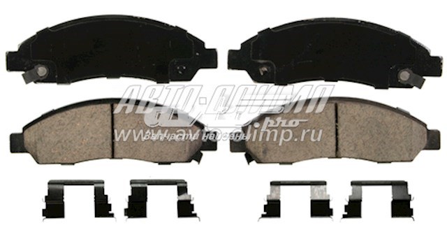 Колодки тормозные передние дисковые WAGNER ZD1039