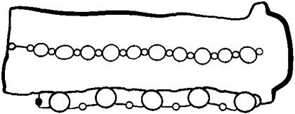 Прокладка клапанної кришки двигуна 905160 ELRING