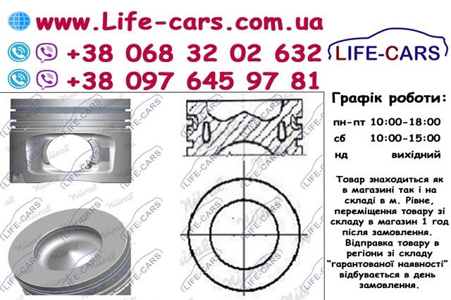 Купить 8743220500 Nural Поршень в комплекте на 1 цилиндр, 1-й ремонт (+0,25)