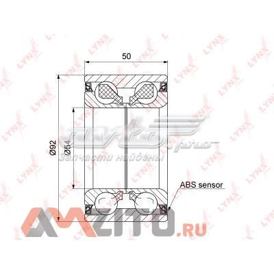 WB1423 Lynxauto rolamento de cubo dianteiro