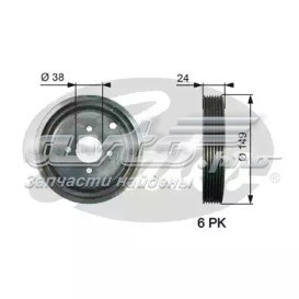 Демпфер колінвалу TVD1099 GATES