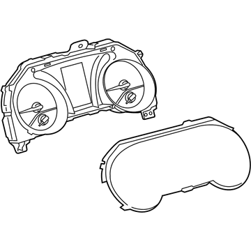 Панель приборов 8380033Q10 Toyota