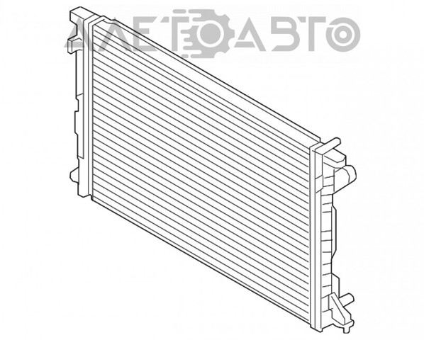 Радіатор 8W0121251AK VAG