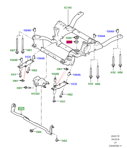 LR038572 Land Rover 