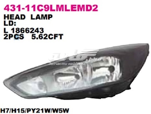 Фара левая Polcar 32C2091E цена, от 132.64 USD
