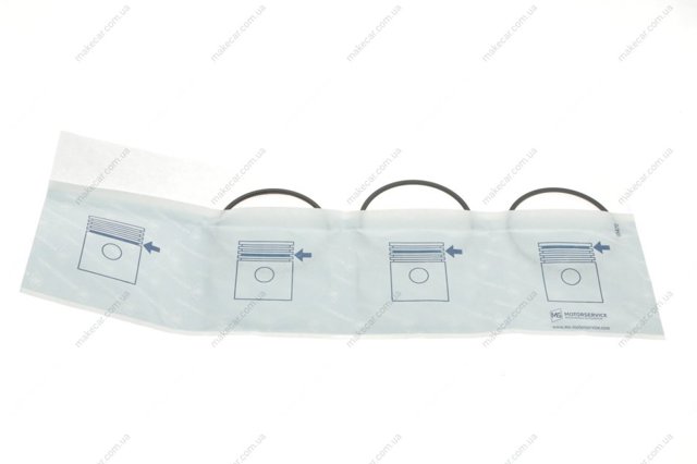 Juego de aros de pistón para 1 cilindro, STD 800036110000 KOLBENSCHMIDT