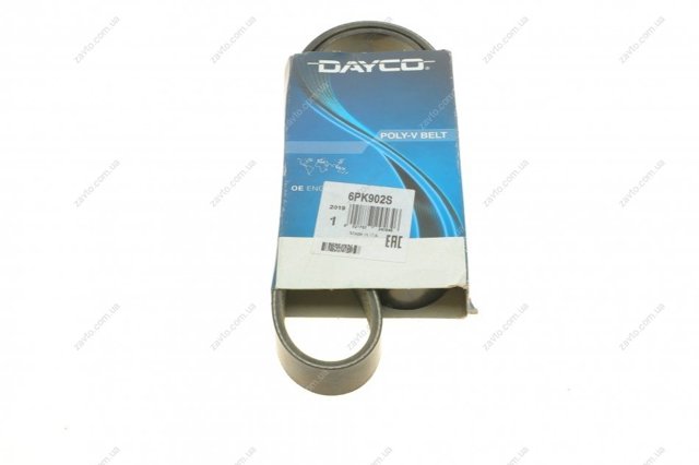 Correa trapecial poli V 6PK902S DAYCO