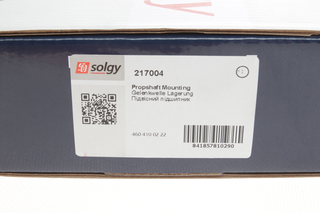 Подвесной подшипник карданного вала 217004 Solgy