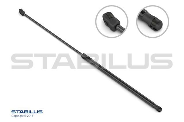 Muelle neumático, capó de motor derecho 240704 STABILUS