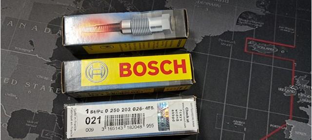 Свічки розжарювання 0250202026 BOSCH