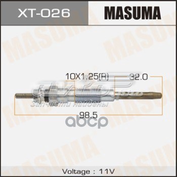 Свеча накала MASUMA XT026