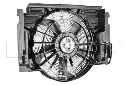 Difusor de radiador, aire acondicionado, completo con motor y rodete 47218 NRF