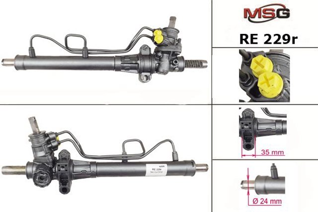 Рейка рулевая MSG RE229R