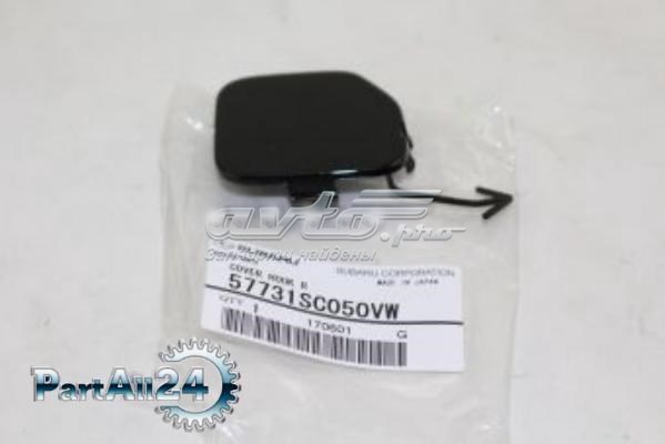 Cobertura de parachoques, enganche de remolque, trasera 57731SC050VW SUBARU