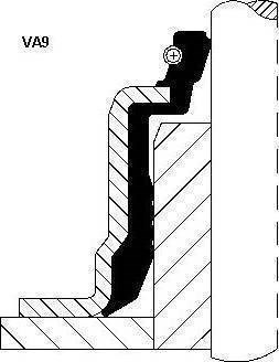 Сальник клапана (Маслос'емниє), впуск/випуск 19035752 CORTECO