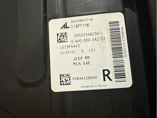 68441580AD Chrysler 