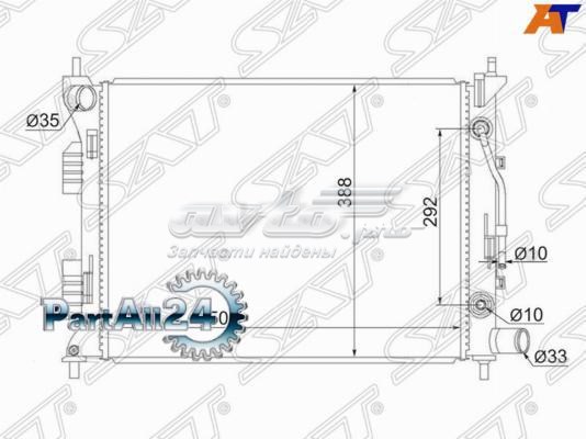 253102V450 Hyundai/Kia radiador de esfriamento de motor